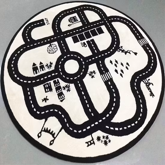 Tapete de área para crianças, tapete de brincar para sala de estar, bebê engatinhando, tapete de espuma de memória, tapete central para sala de estar